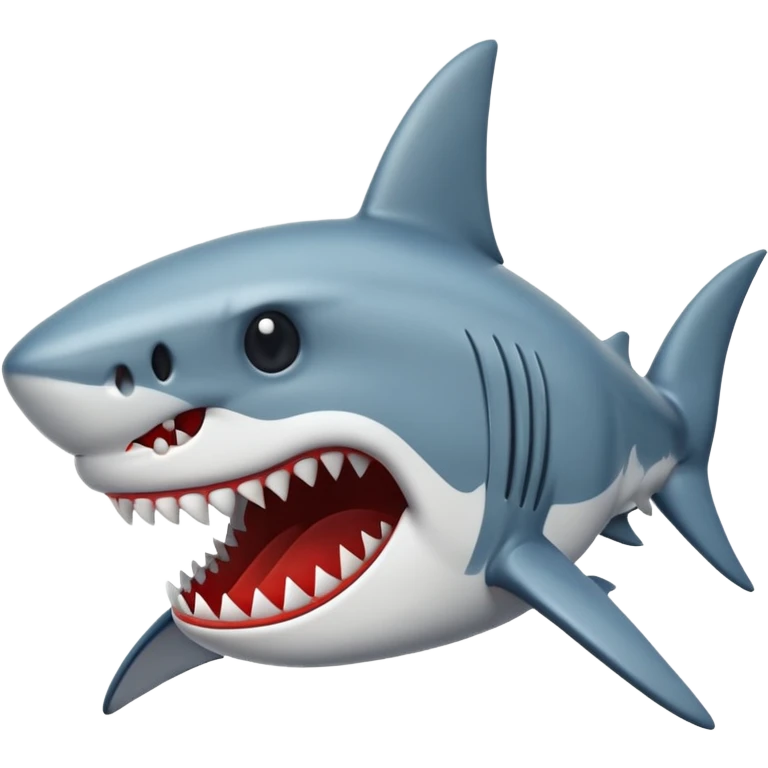 Emoji of Jaws shark aka the shark on the jaws poster emoji