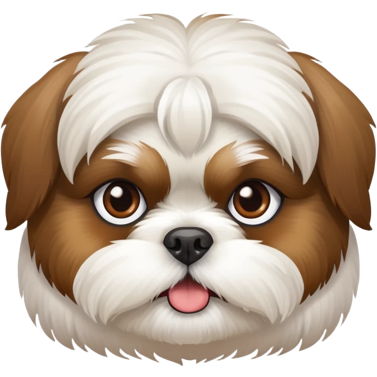 shih tzu dog face emoji