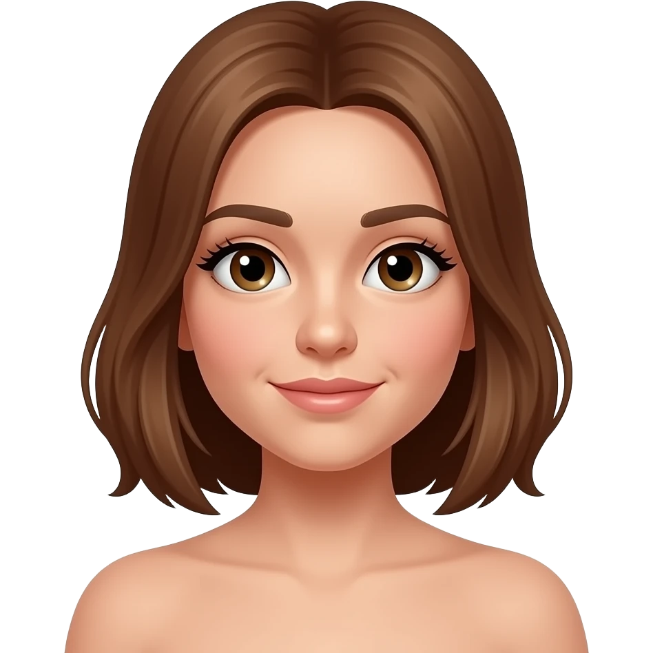 Naked girl hole body emoji