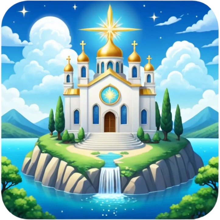 gorgeous beautiful sparkly heavenly divine spiritual aesthetic full scenic SCENERY emoji