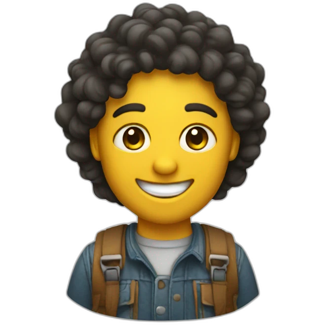 Happy designer emoji