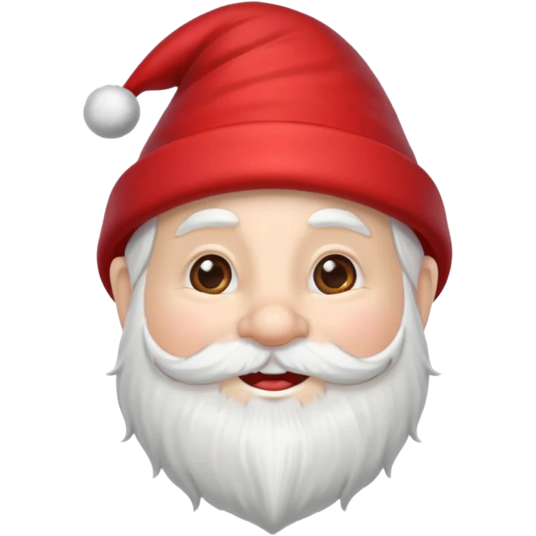 Новогодний гномик смешной emoji