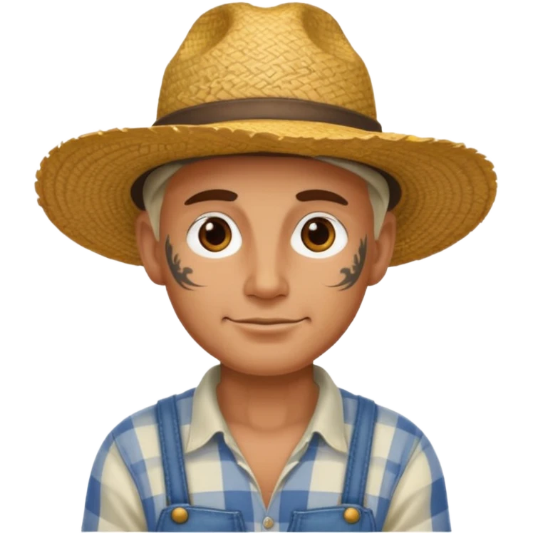 tattooed farmer emoji
