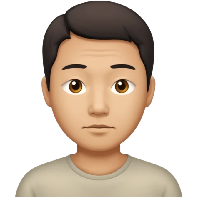 asian skinny fat man emoji