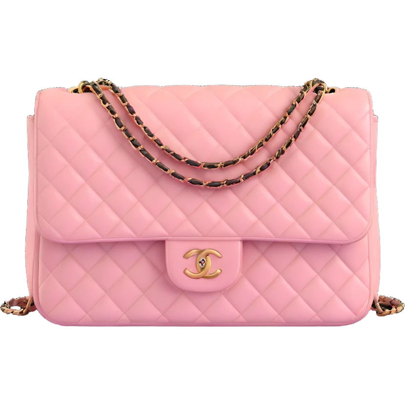 Light pink Chanel bag emoji