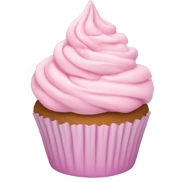 pastel pink Christmas cupcakes  emoji