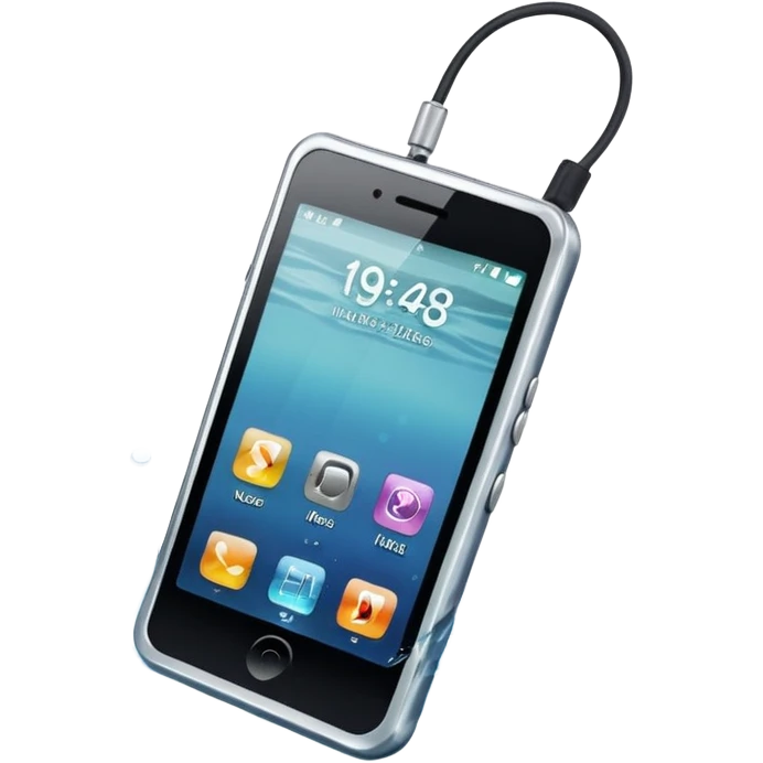 mp3 player submerged in water  emoji