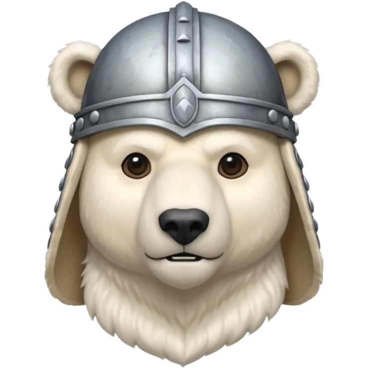 Polar Bear viking emoji