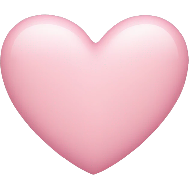 light pink heart emoji