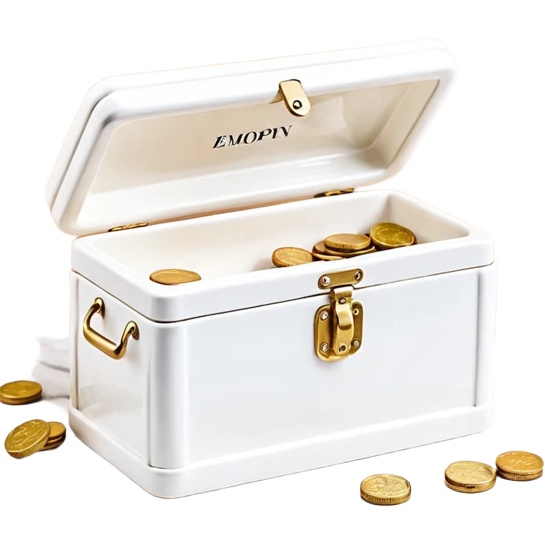 Белый Бумбокс с неоновыми колонками emoji