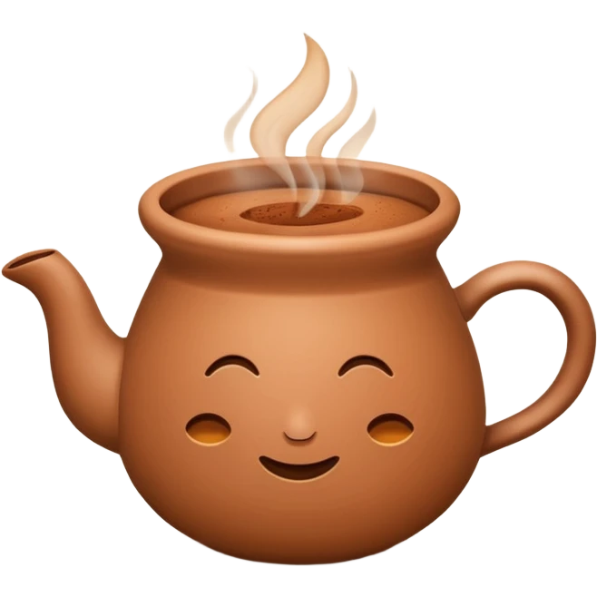 generate an ios genmoji of a chai in a kulhad emoji