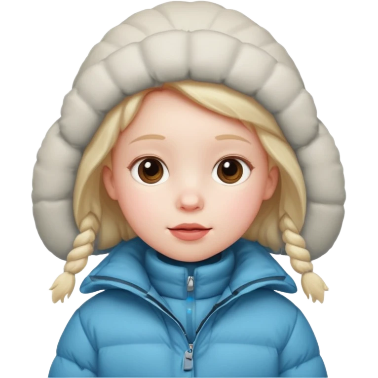 Kid in puffy winter coat











 emoji