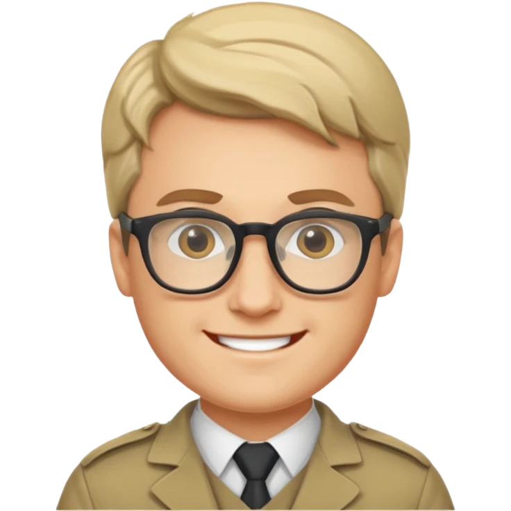 Glasses-Wearing Heroe emoji