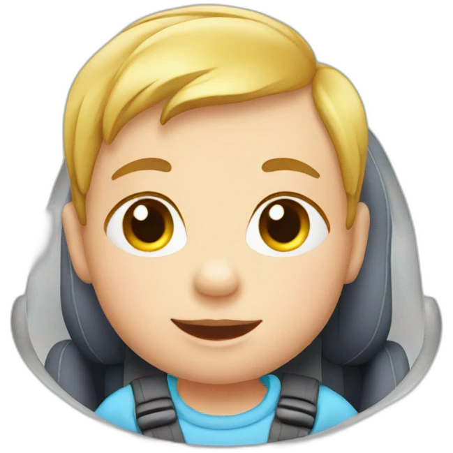 baby in car emoji