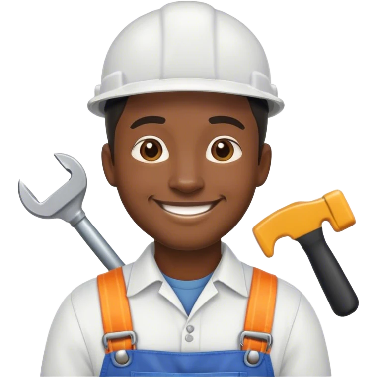 Black handyman  emoji