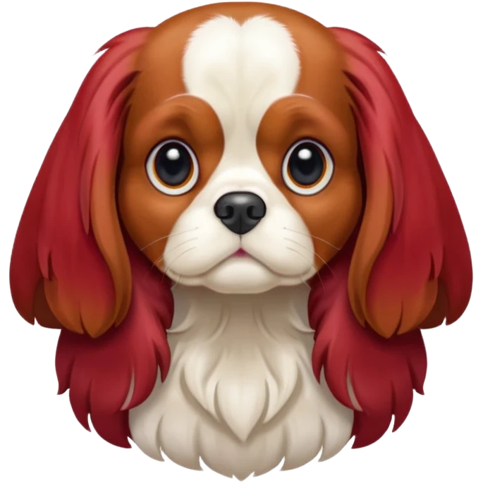 ruby colored king charles emoji