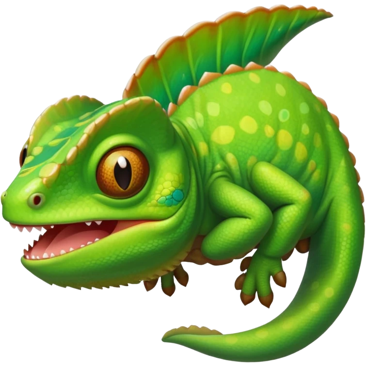 Chameleon from rapunzel cartoon  emoji