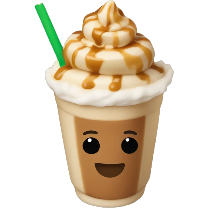 caramel frappuccino emoji