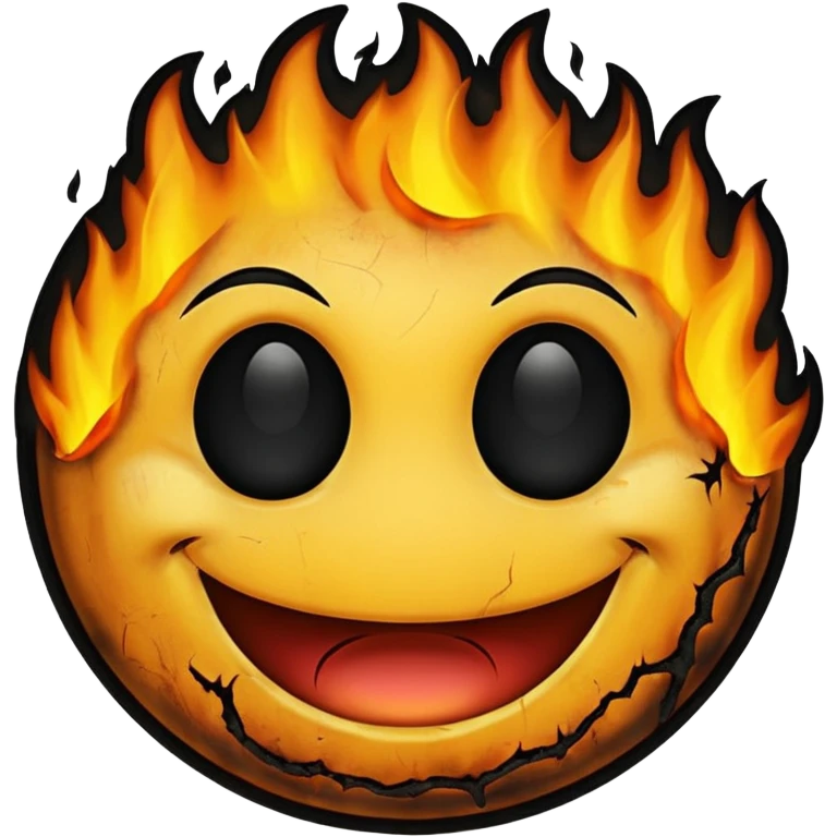 Smiley électrocuté emoji