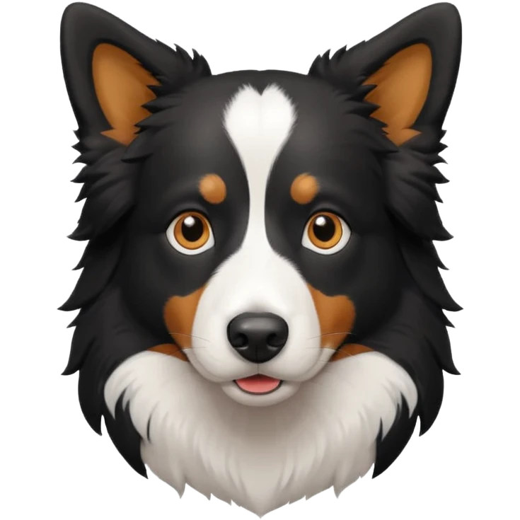black bordercollie emoji
