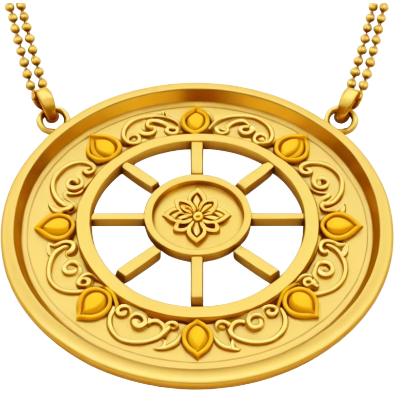 a tamil thaali or mangalsutra emoji
