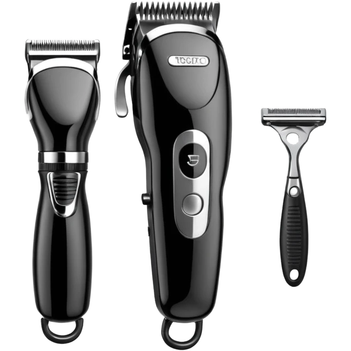 Hair Clipper black emoji