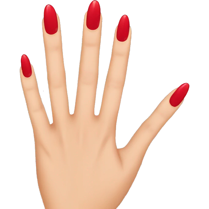 Red nails emoji