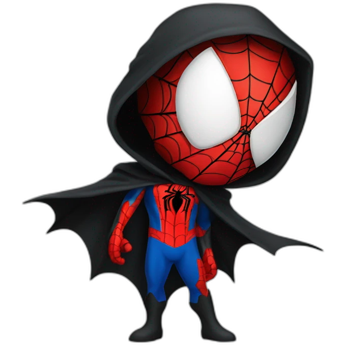 Grim reaper dressed as Spider-Man emoji