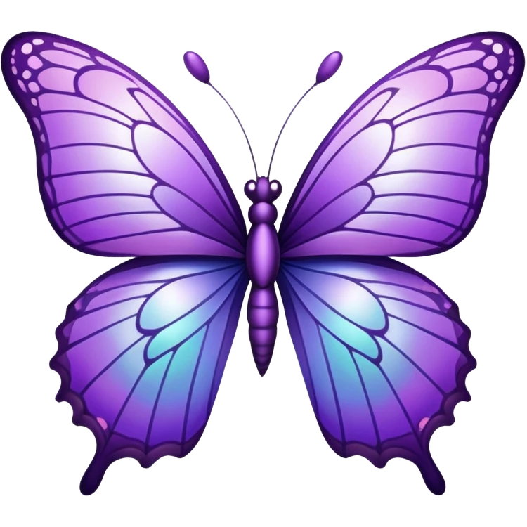 Purple buttergly emoji