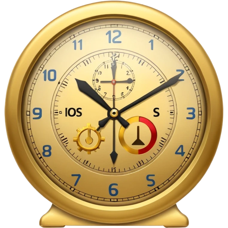 clock and trading graph emoji