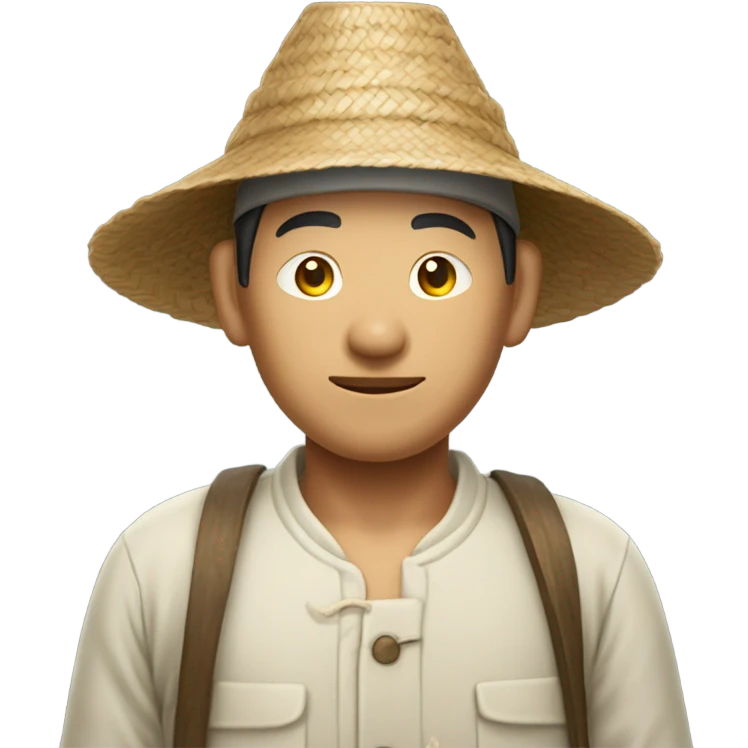 Chinese peasant 1950s emoji