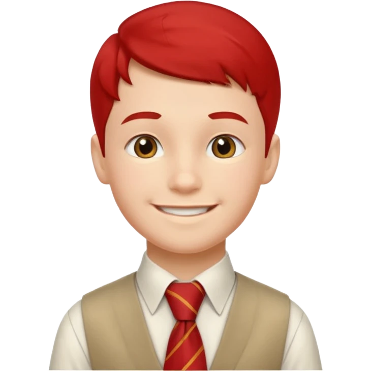 Советский школьник в пионерском галстуке  emoji