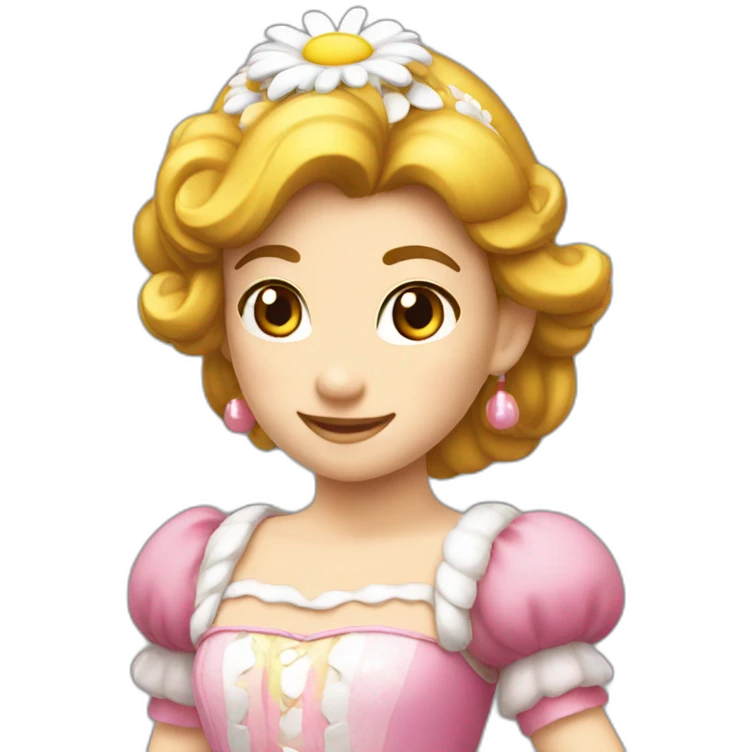Daisy princesse dans mario emoji