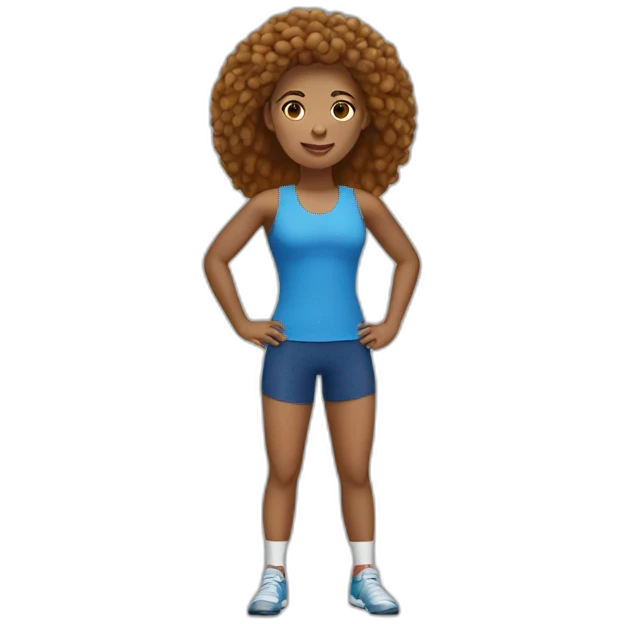 Femme sportive emoji