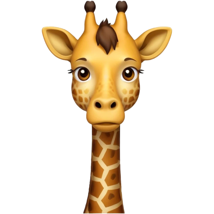 Jirafa con un examen suspenso emoji