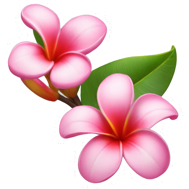 Fleur plumerias  emoji
