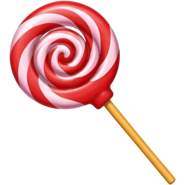 Strawberry lollipop emoji