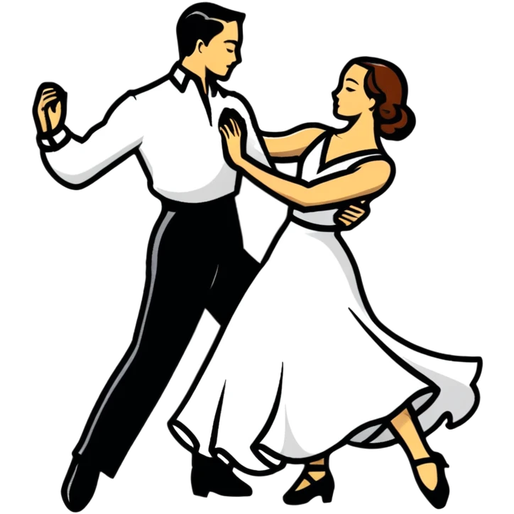 ballroom dancing couple emoji