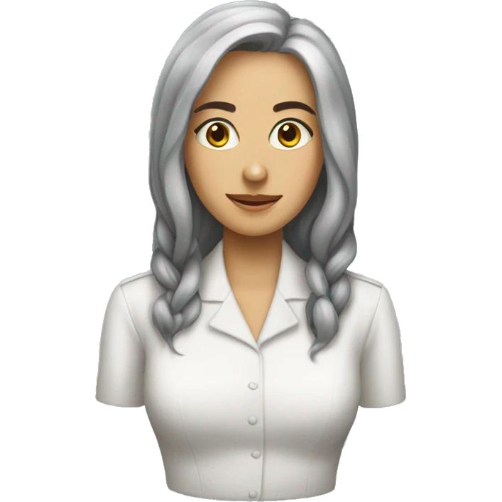 Девушка краситься  emoji