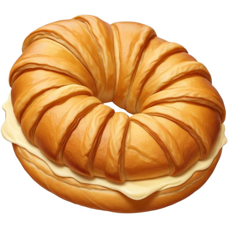 creamy croissant  emoji