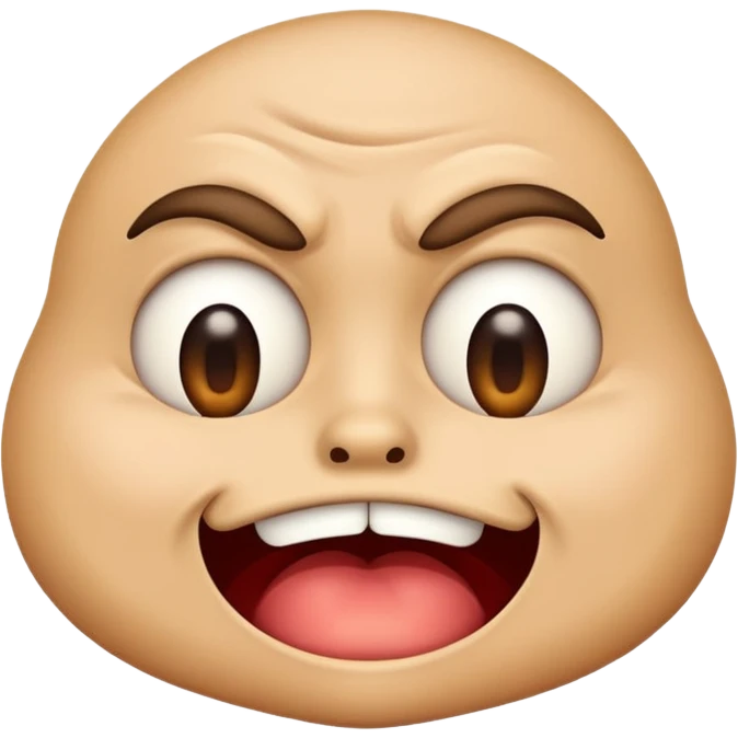 Emoji com cara de nojo, deboche emoji