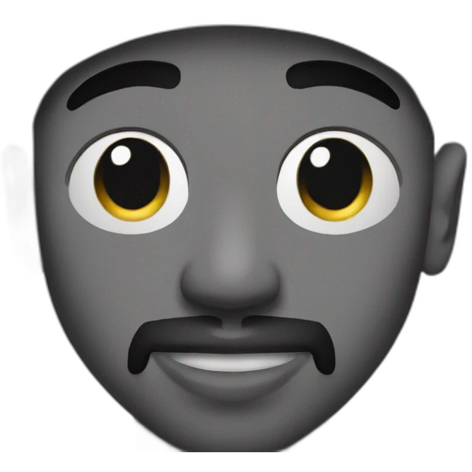 Tupac white emoji