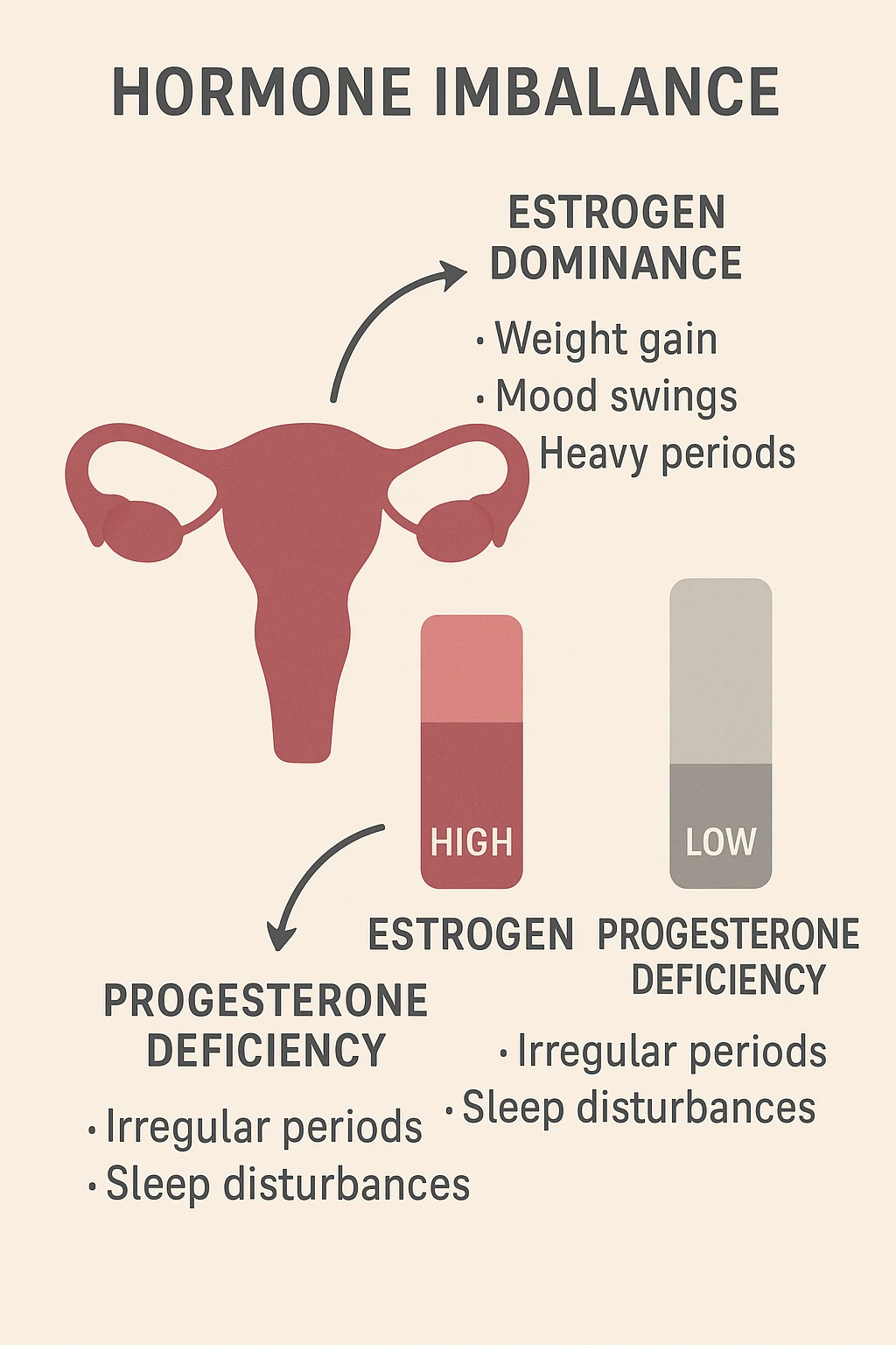 squilibri estrogeno progesterone emoji