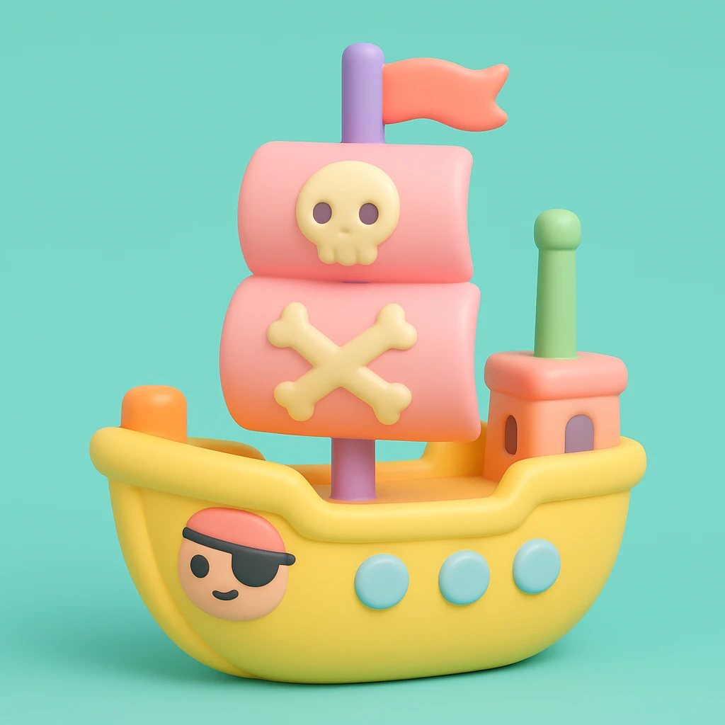 pirate ship emoji