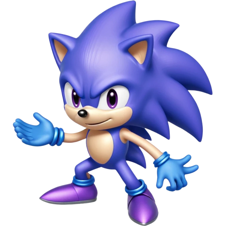 glitter purple sonic emoji