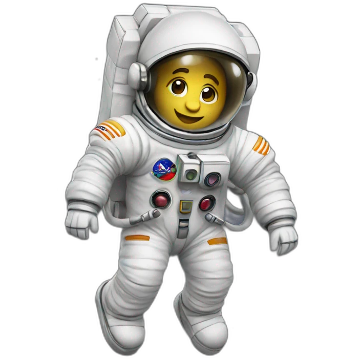 Dancind astronaut emoji