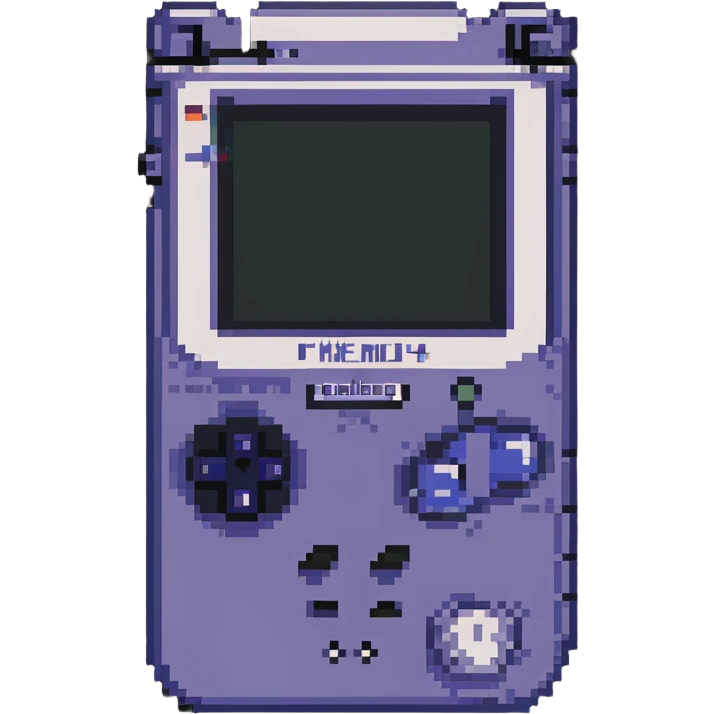Retro game boy emoji