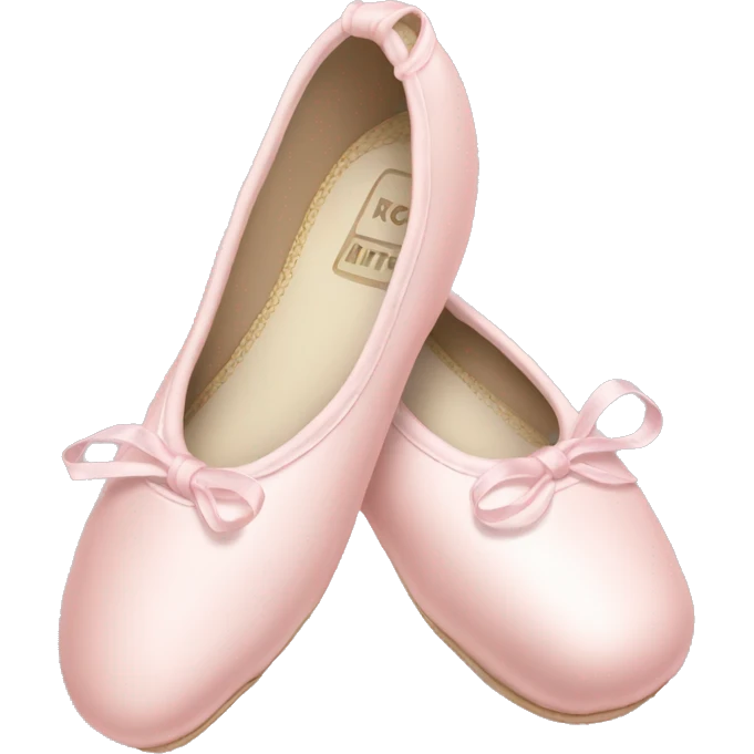 Pale pink ballet shoes emoji
