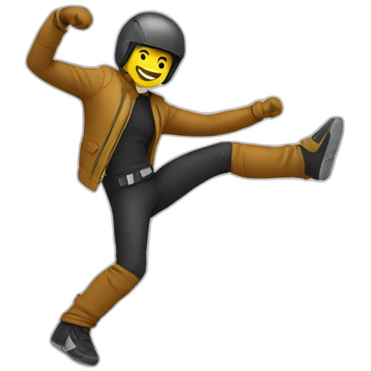 Moto qui danse emoji
