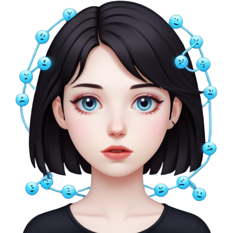 Nodes e-girl emoji